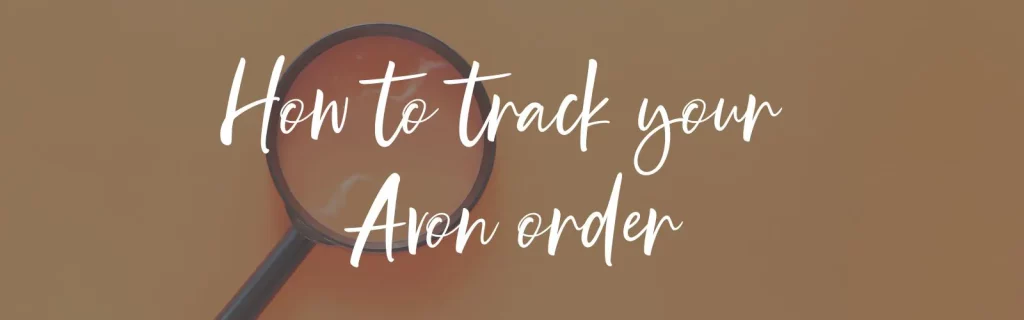 how to track your avon order