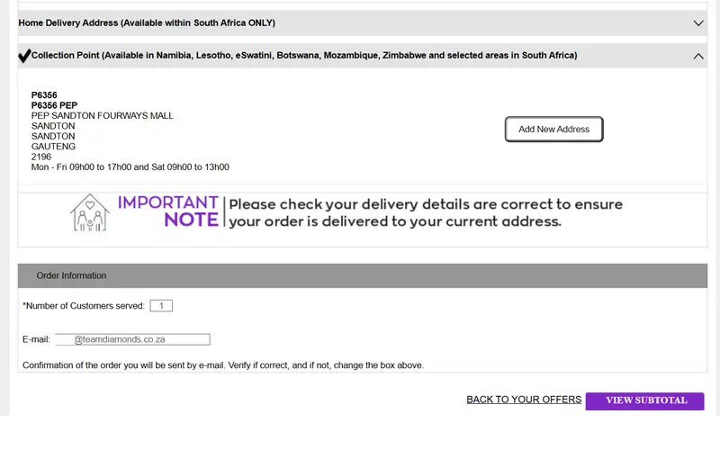 Avon representative website - confirm address
